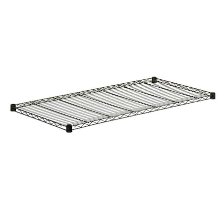 Honey-Can-Do SHELF STEEL BLK 18X48"" SHF350B1848